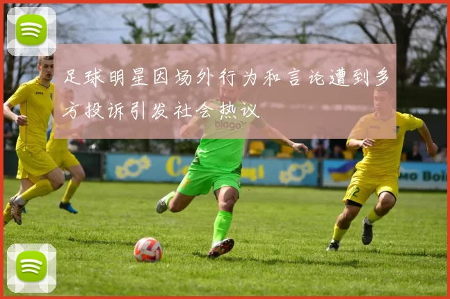 足球明星因场外行为和言论遭到多方投诉引发社会热议